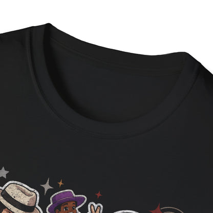 MJ Chibi Cartoon Collage Tee