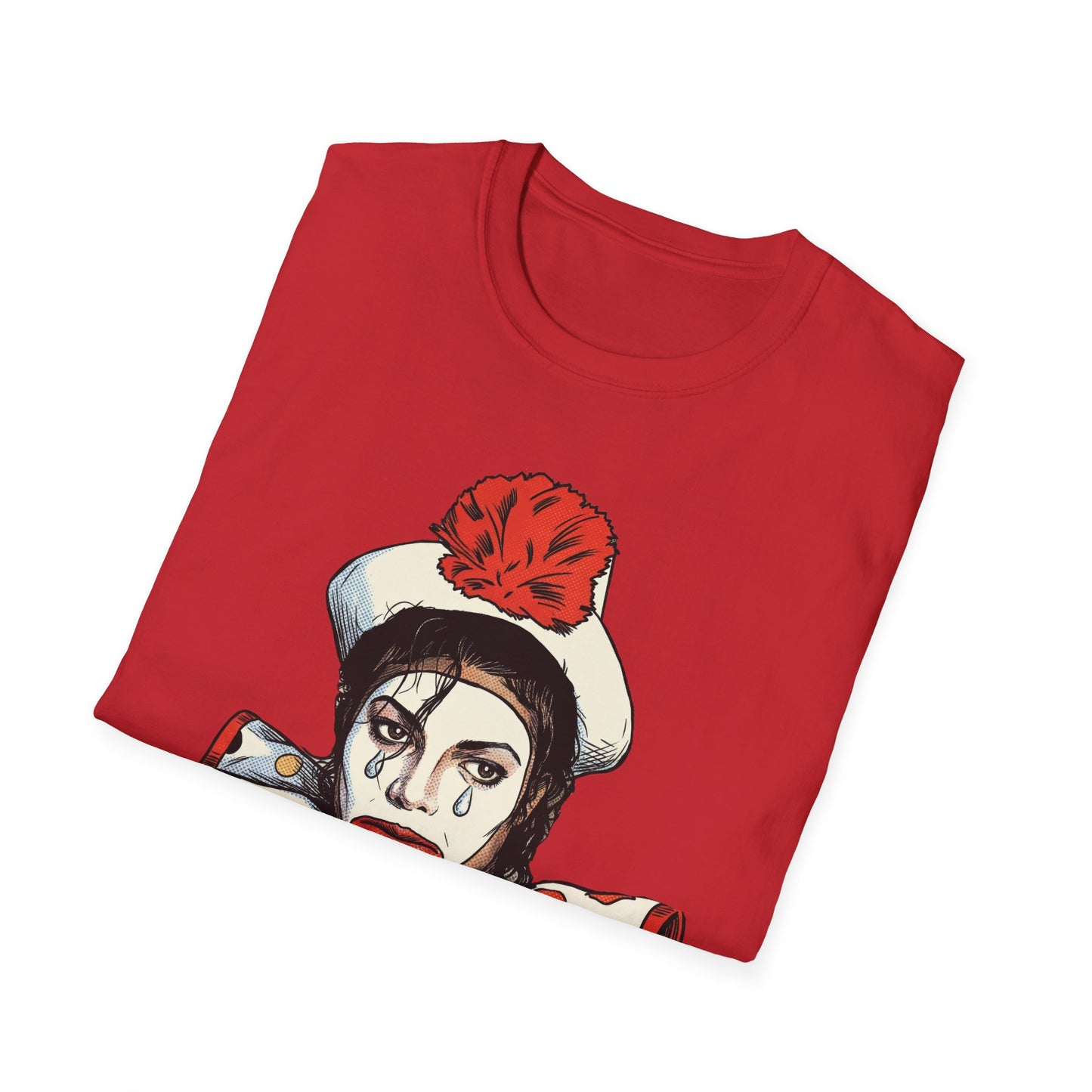 Crying Clown Red T-Shirt