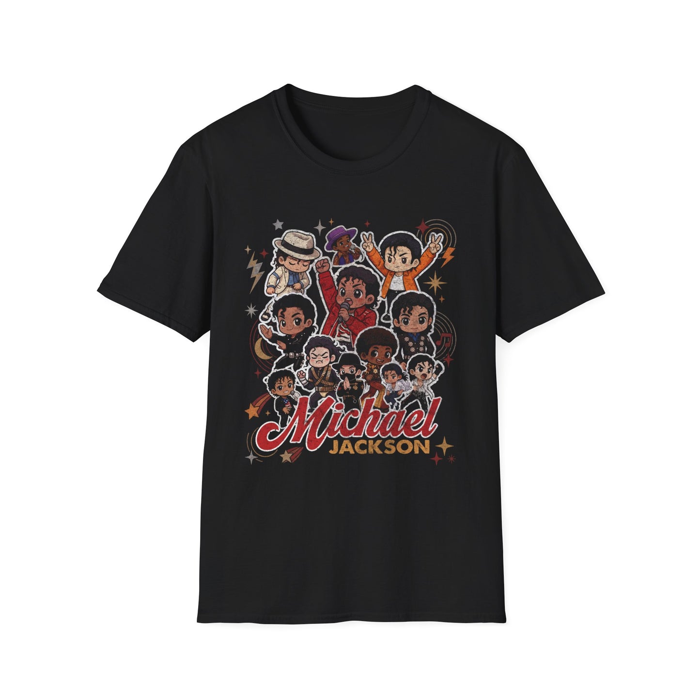 MJ Chibi Cartoon Collage Tee