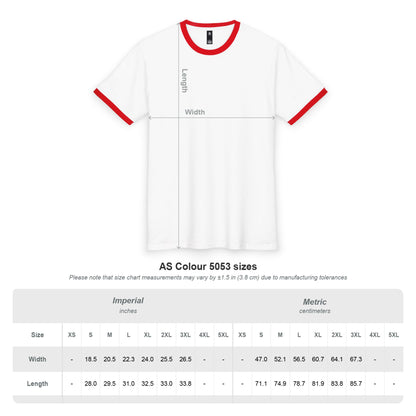 MJ & ET Red Ringer Tee