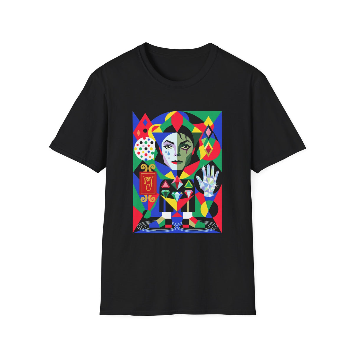 Abstract Geometric MJ Tee