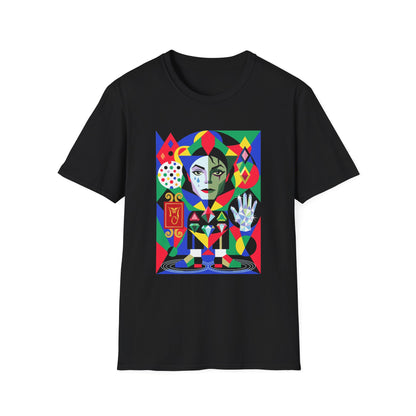 Abstract Geometric MJ Tee