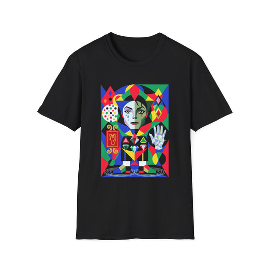 Abstract Geometric MJ Tee