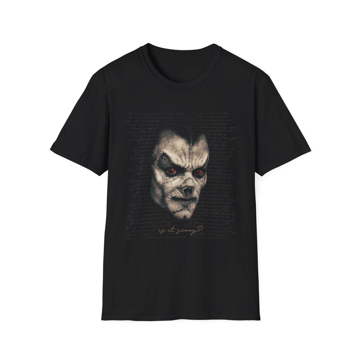 Is It Scary? Demon Lyrics T-Shirt
