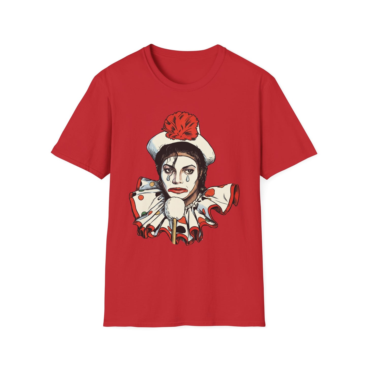 Crying Clown Red T-Shirt