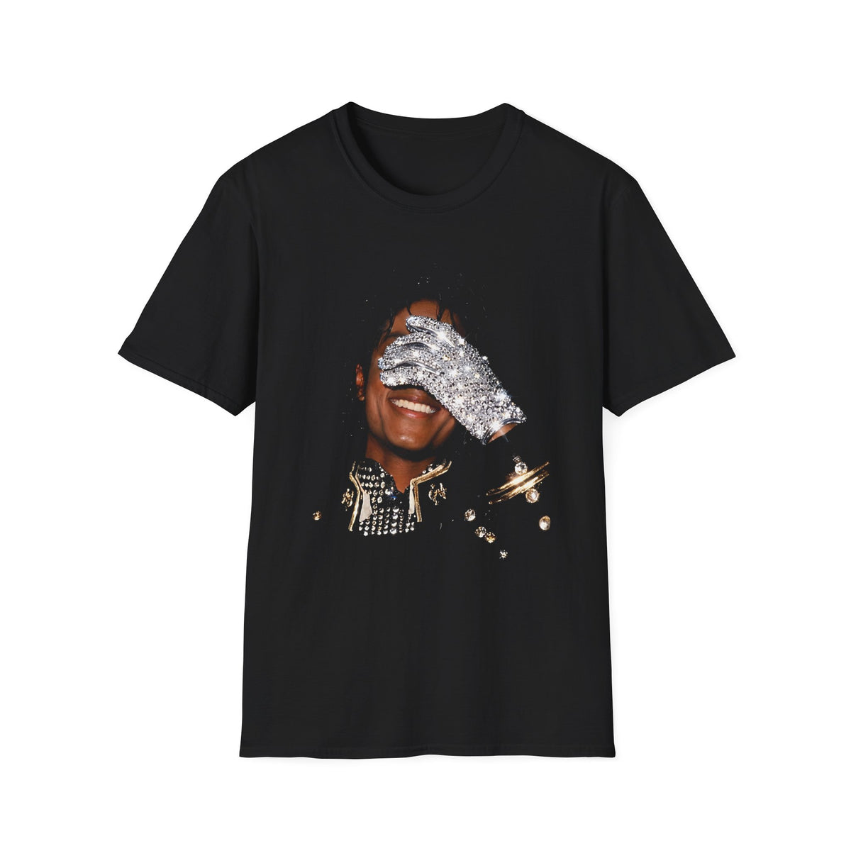 Glitter Glove Portrait T‑Shirt